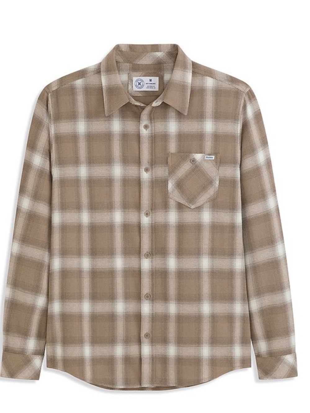 Hurley Graduate Long Sleeve‎ Flannel Shirt-Size XXL